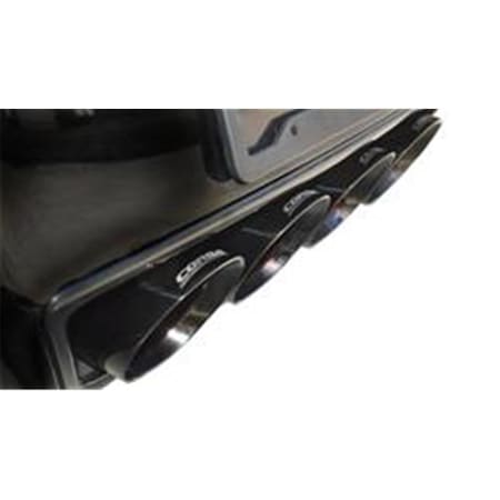 Corsa Exhaust Valve-Back Exhaust System with Quad Rear Exit, Black 14764BLK